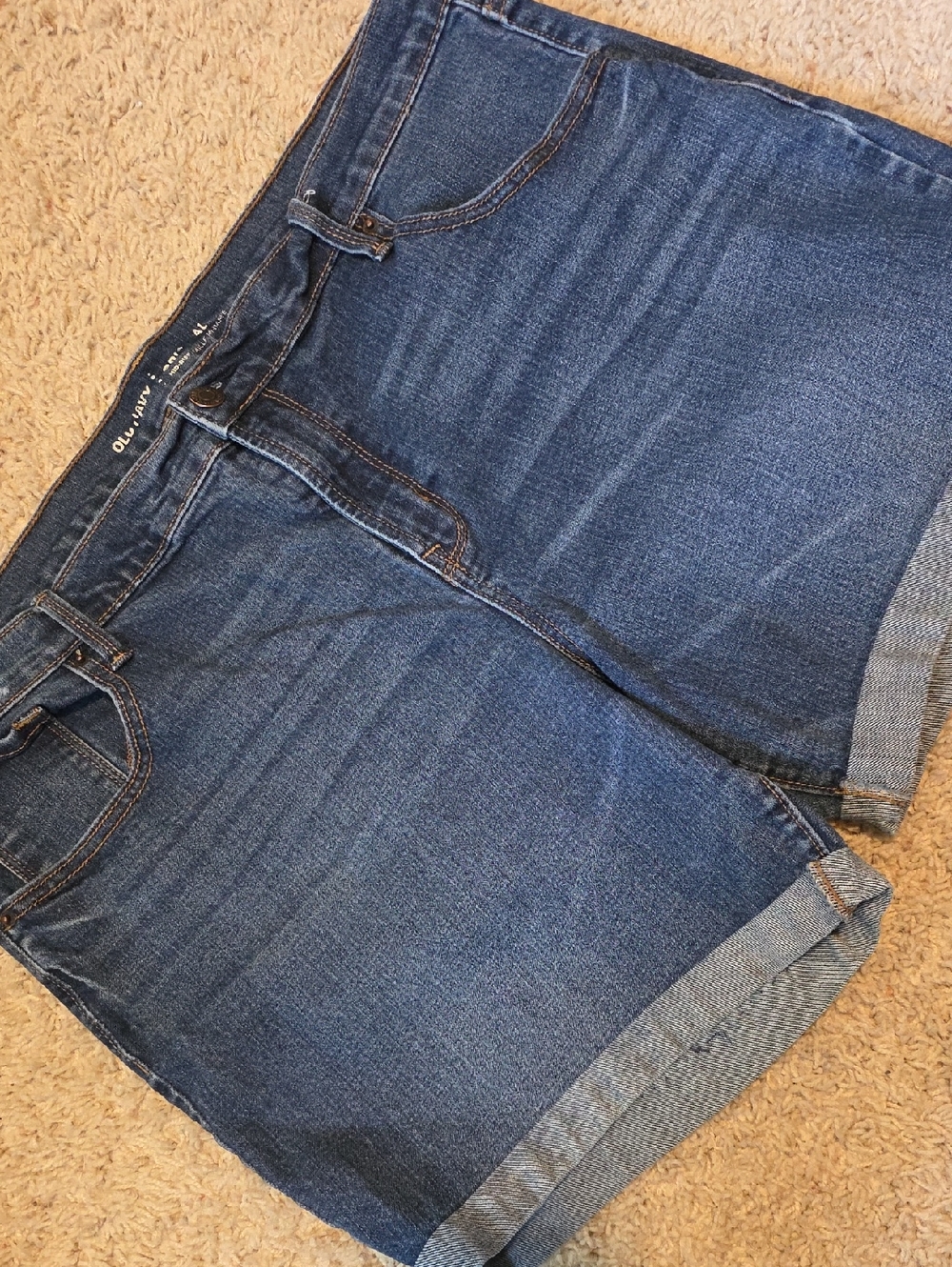 Old Navy Blue Denim Jean Shorts Size 18
